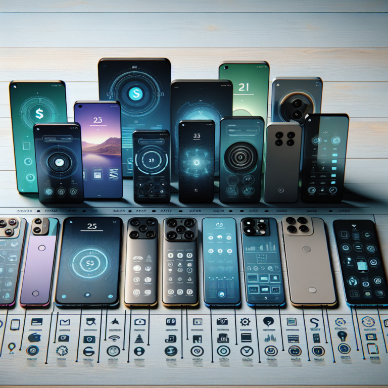 budget smartphone comparison guide 2025.