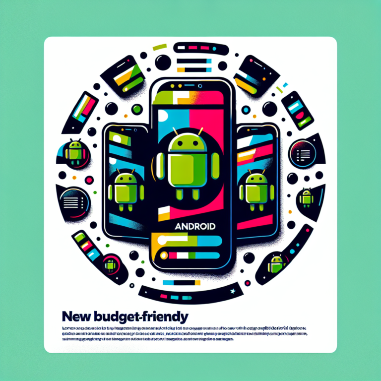 news about new budget Android smartphones